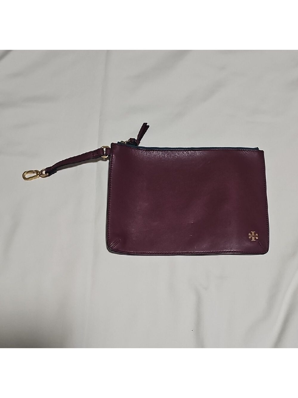 Tory Burch Burgundy Clutch